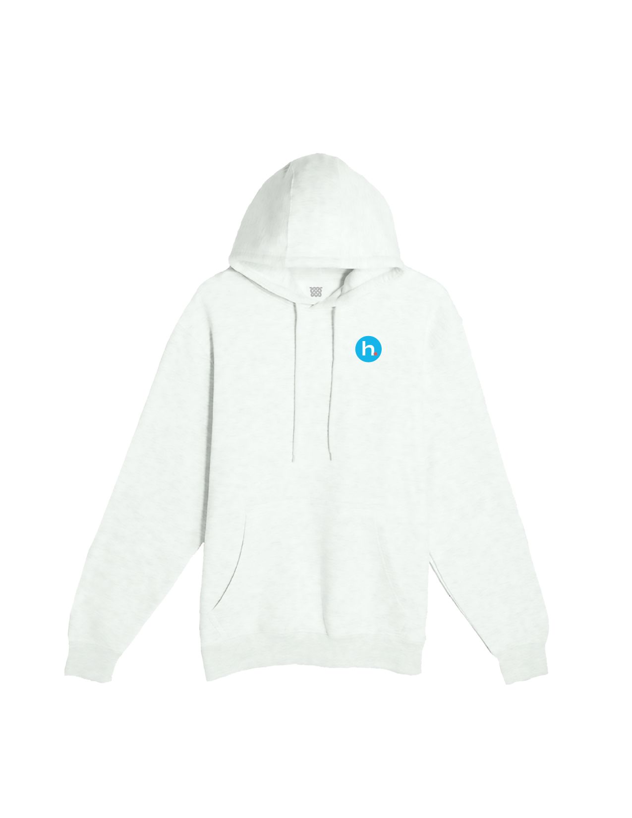 h. Dot Signature Hoodie - White